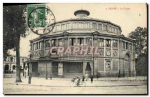 Postcard Old Circus Reims Velo Cycle