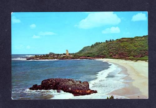 HI View Waimea Bay Island of Oahu HAWAII POSTCARD PC