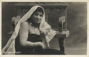 PC CPA ETHNIC NUDE FEMALE ARABIAN TYPE, EGYPT Vintage Postcard (b5335)