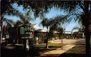 Motel Hill Winter Haven Florida Roadside America postcard