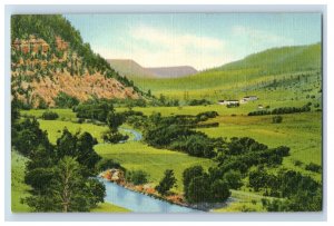 Vintage Upper Pecos Valley New Mexico Postcard P191E