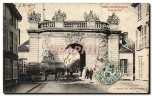 Old Postcard Vitry le FRANCOlS Gate Bridge