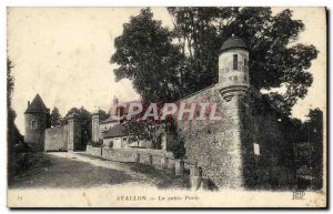 Old Postcard Avallon La Petite Porte