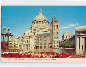 Postcard The First Church of Christ Scientist, Boston, Massachusetts