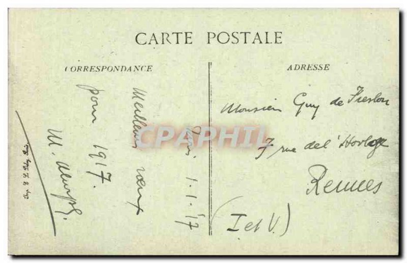 Old Postcard Paris Bourse