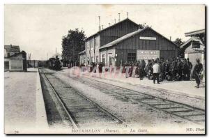 Old Postcard Mourmelon Train Station