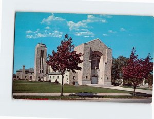 Postcard Holy Innocents Catholic Church Manitowoc Wisconsin USA