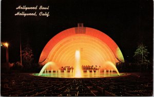 US California Los Angeles Hollywood Bowl P51735 Postcard unused 1950s