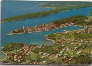 RAB, Croatia, aerial view, used Postcard