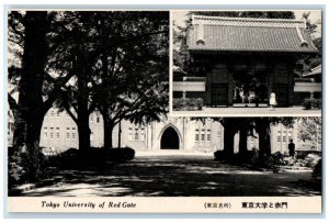 c1910 Tokyo University of Red Gate Tokyo Japan Antique Unposted Postcard