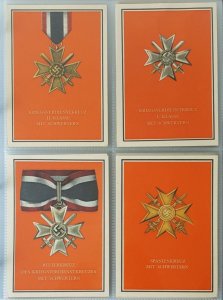 GERMAN THIRD 3rd REICH ORIGINAL PROPAGANDA COMPLETE SET - WEHRMACHT WAR MEDALS