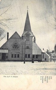 ROCHESTER, NH New Hampshire  TRUE MEMORIAL CHURCH  c1900's UDB B&W Postcard