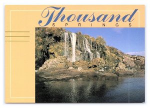 Thousand Springs Idaho Snake River Postcard Continental View Card