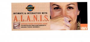 Alanis Morrisset, Intimate Interactive, Postcard 1998 Contest Toronto Ontario