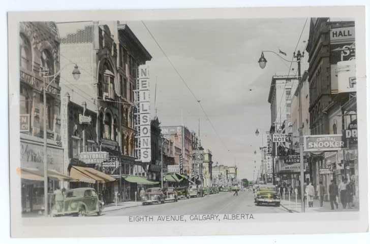 RPPC of Eighth Avenue Calgary Alberta AB Canada