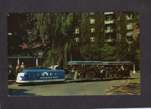 DC Sheraton Park Hotel Railroad Train Shuttle Ride Washington Postcard