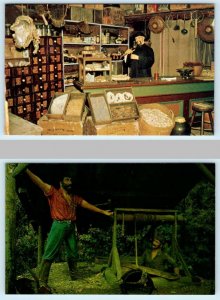 2 Postcards BARKERVILLE, B.C. Canada ~ HISTORIC TOWN Chinese General Store, Mine