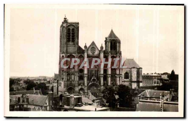 Old Postcard expensive Bourges La Cathedrale