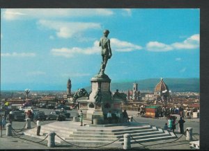 Italy Postcard - Firenze - The David on Michelangelo Square     T7787