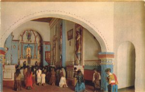 Diorama Of Mass At Mission San Jose De Tumacacori,  Arizona Vintage Postcard