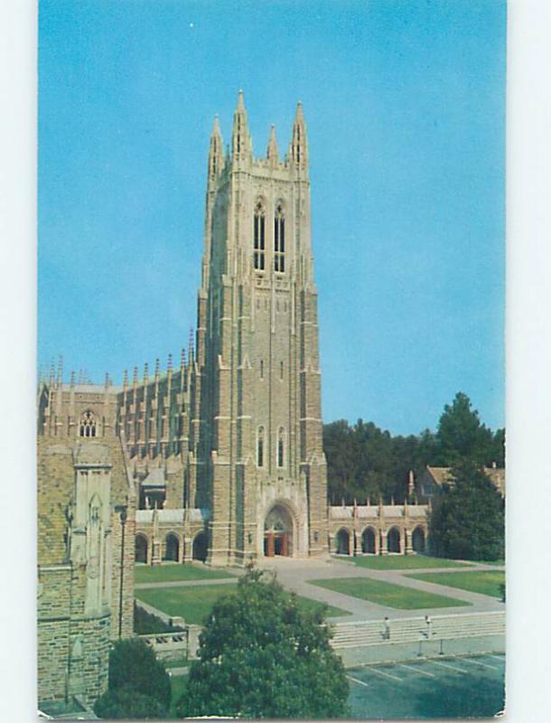 Unused Pre-1980 CHAPEL AT DUKE UNIVERSITY Durham North Carolina NC L7132