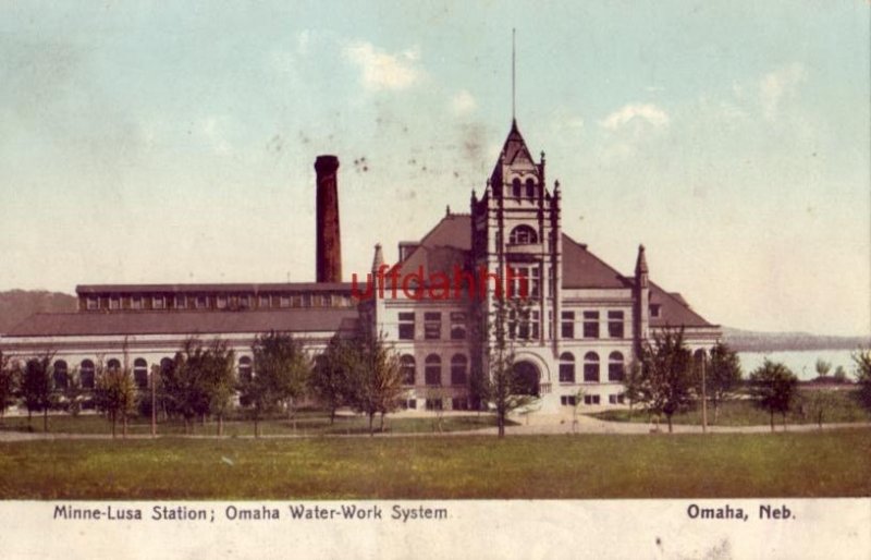 MINNE-LUSA STATION; WATER-WORK SYSTEM, OMAHA, NE.