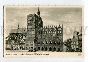 3150983 GERMANY STRALSUND Rathaus Vintage postcard