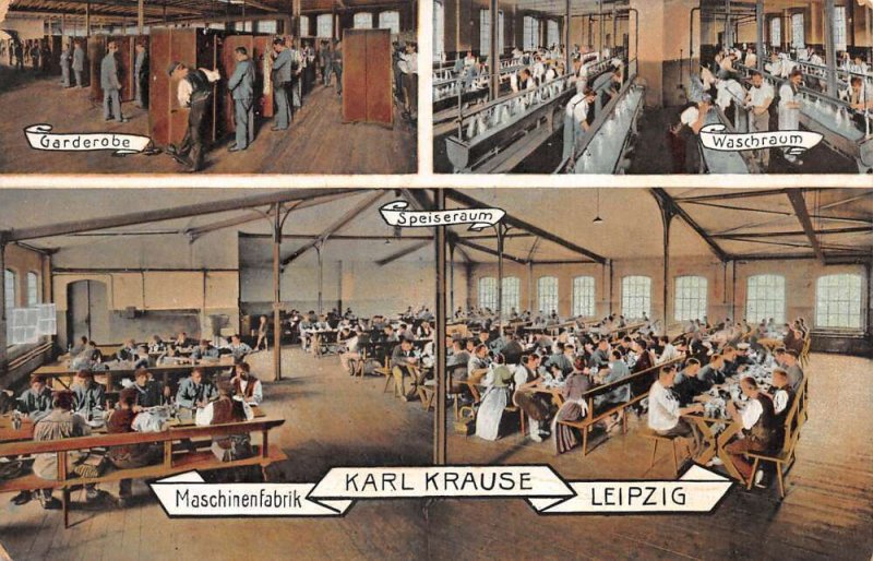 Lepizig Germany Karl Karuse Factory Cafeteria Washroom Locker room PC AA69833