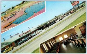 RPPC  TULSA, OK Oklahoma  ROUTE 66 Roadside TOWN & COUNTRY MOTOR HOTEL  Postcard