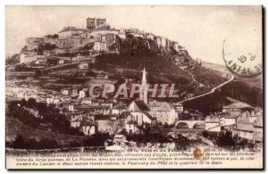 Postcard Old St Flour General View of the City and Faubourg