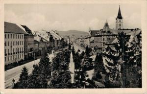 Slovakia Košice Stefanikova ulica Kosice Vintage Postcard 02.87