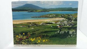 Vintage Postcard Downings Caravans Rosguill Peninsular Co Donegal Ireland 1968