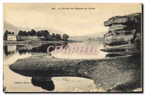 Old Postcard A L'Entree Basins of Doubs