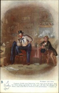 TUCK Charles Dickens Scenes & Characters c1910 Postcard #13 DOMBEY & SON