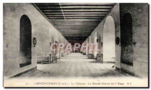 Chenonceaux - The Castle - Grand Hall of the & # 39Etage - Old Postcard