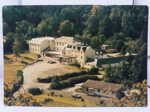 Vintage Postcard Close up Aerial View of Loch Achray Hotel Trossachs Callander