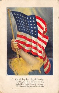 U.S. Flag Poem World War 2 1921 