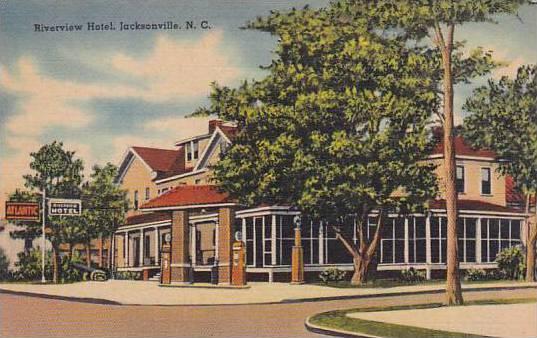 North Carolina Jacksonville Riverview Hotel Albertype