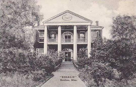 Mississippi Natchez Rosalie Albertype