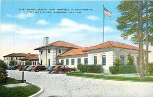 AL-ANNISTON-POST HEADQUARTERS-HOSPITAL-FORT MCCLELLAN-K2885