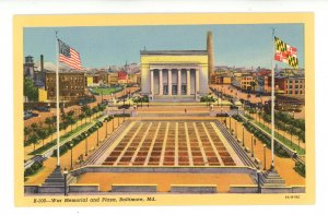 MD - Baltimore. War Memorial & Plaza