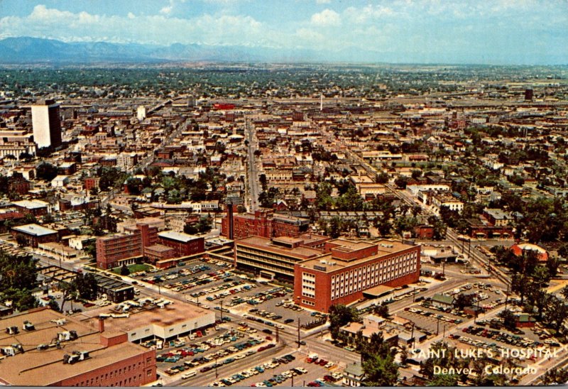 Colorado Denver Aerial View Saint Luke's Hospital