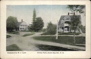 SOUTH DANVILLE NH Dewey Park c1910 Postcard