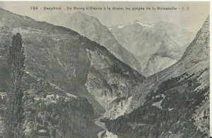 France Postcard - Dauphine - Du Bourg d'Oisans a La Grave, Les Gorges Ref TZ9406