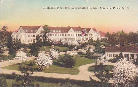 North Carolina Southern Pines Highland Pines Inn Weymouth Heights Albertype