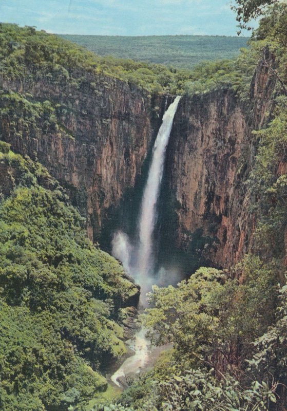 Kalambo Falls Near Mbala Zambia Postcard