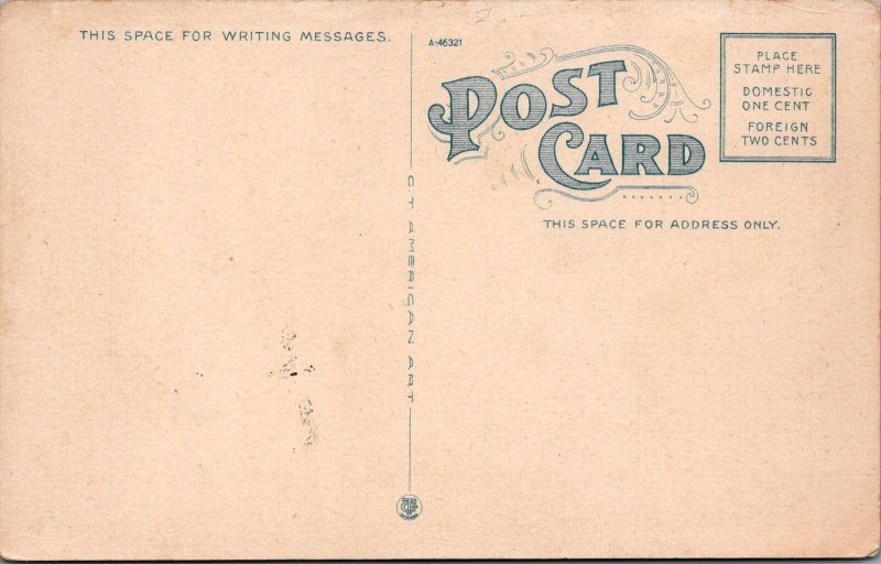 Postcard Reading Railroad Station Valley Forge PA