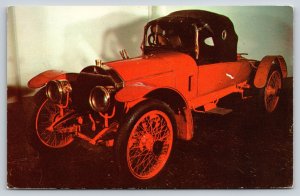 Cars~Red 1913 Mercedes Roadster @ Museum Of Science & Industry~Vintage Postcard