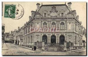 Old Postcard Bank Caisse d & # 39Epargne Saumur