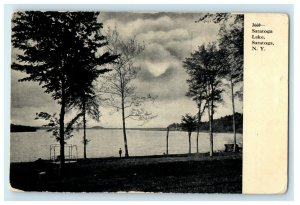 1907 Saratoga Lake View, Saratoga Springs, New York NY Raceville Postcard